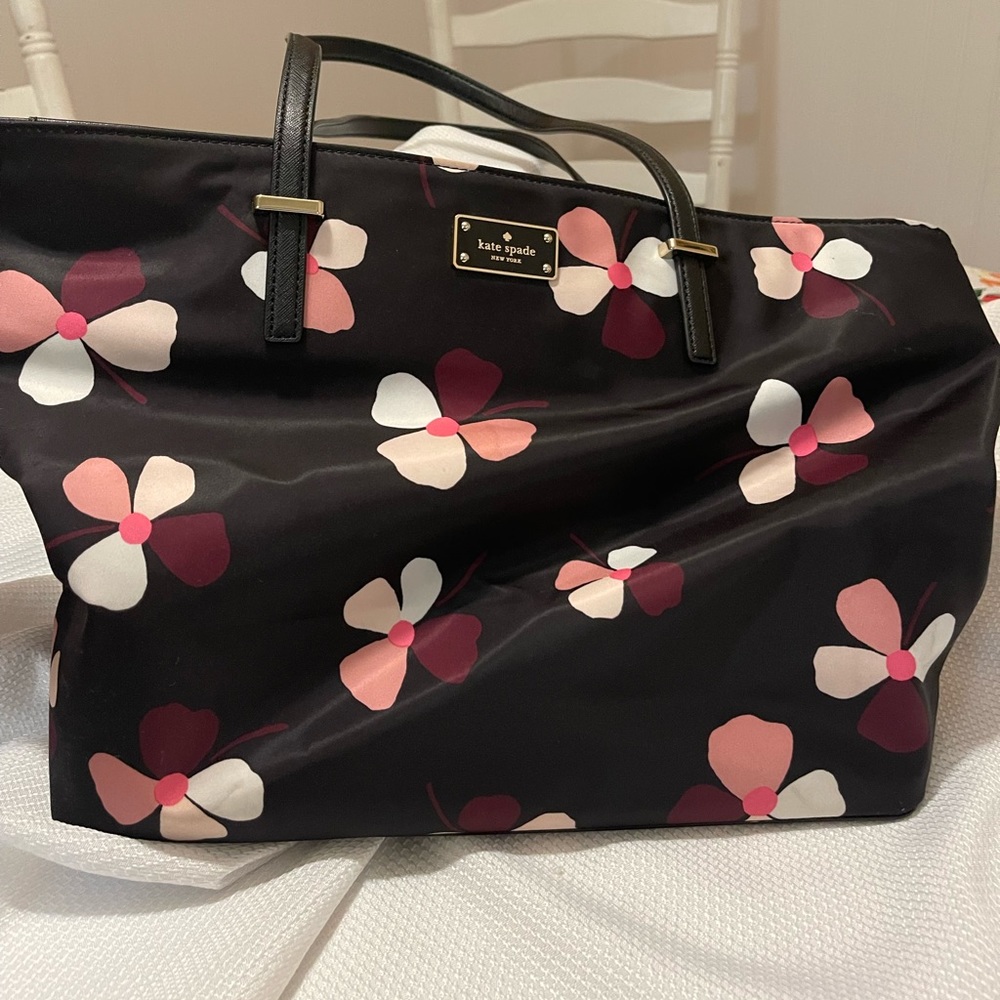 Purple and pink floral Kate Spade